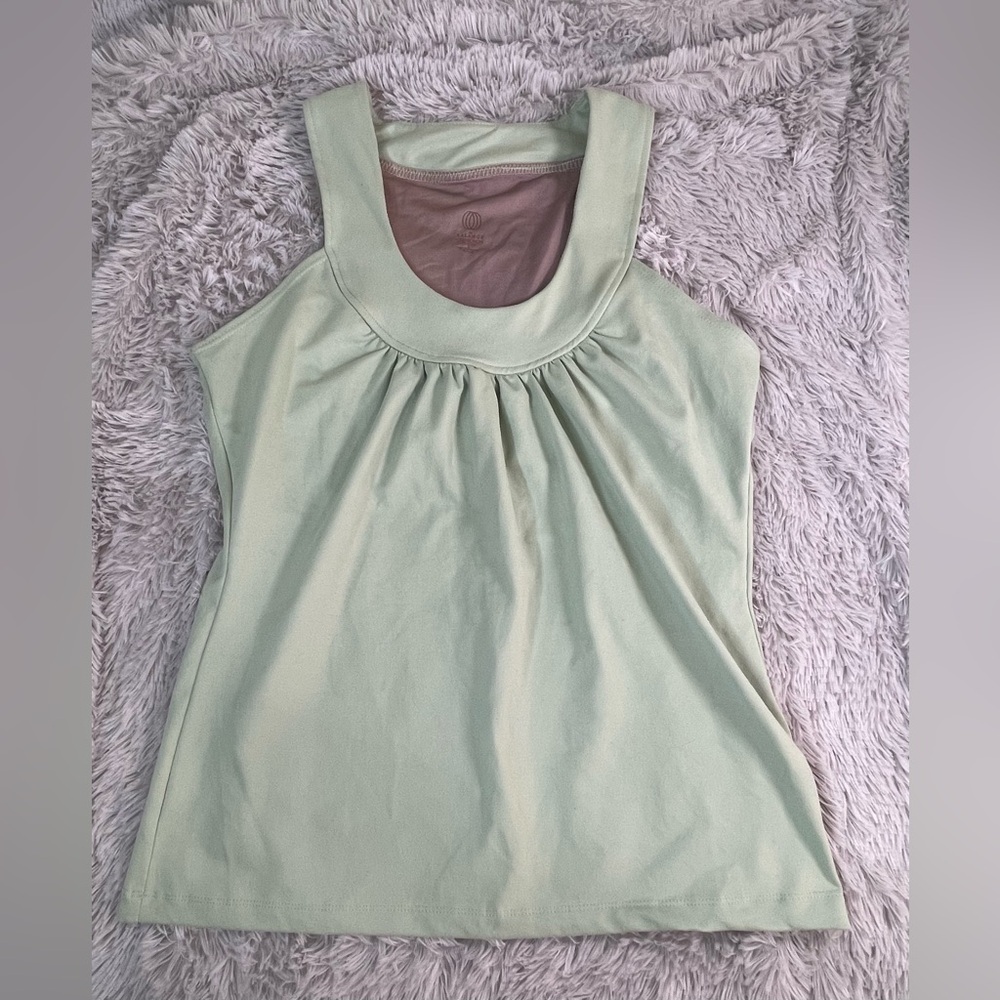 ⭐️Balance Collection Green Ruched Tank Top - Picture 1 of 7